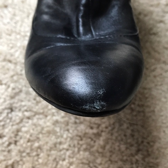 Nine West leather heeled bootie size 9.5 - Picture 6 of 9
